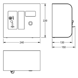 Picture of KWC AQUAPAY AQUA802 Münzkontaktgeber , Art.Nr. : 2000100418