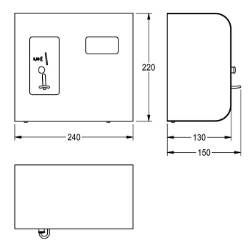 Picture of KWC AQUAPAY AQUA801 Münzkontaktgeber , Art.Nr. : 2000100342