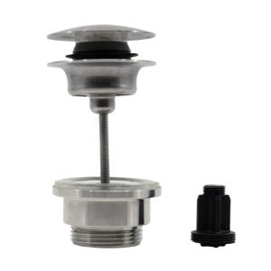 Bild von KWC - Ablaufventil Push Open Edelstahl 000, Art.Nr. : Z.540.049.000
