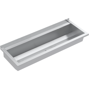 Picture of KWC PLANOX PL12T Waschrinne Spritzschutzhöhe:30 mm, Becken: Höhe:180 mm, Becken: Tiefe:320 mm, Art.Nr. : 2030043786