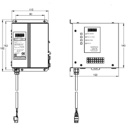 Picture of KWC AQUA3000OPEN ZAQUA006 Notfall-Stromversorgung A3000 open-kompatibel:ja, Ausgangsspannung:24 Volt, Gesamttiefe:152 mm, Art.Nr. : 2000100977