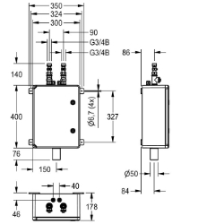 Picture of KWC AQUA3000OPEN A3OP0004 Strangspülmodul , Art.Nr. : 2030061589