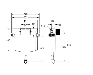 Bild von KWC FLSY0003 WC-Spülkasten , Art.Nr. : 2030066229