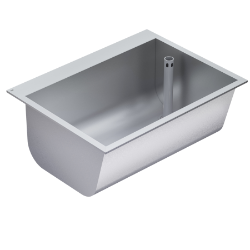 Picture of KWC SIRIUS BS324N Waschtrog Beckenposition:mittig, Beckendesign:90° Ecken, Becken: Höhe:281 mm, Art.Nr. : 2030045757