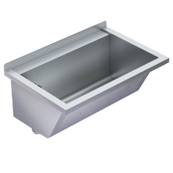 Picture of KWC SIRIUS BS313N Waschtrog Spritzschutzhöhe:40 mm, Beckenposition:mittig, Beckendesign:90° Ecken, Art.Nr. : 2030045753