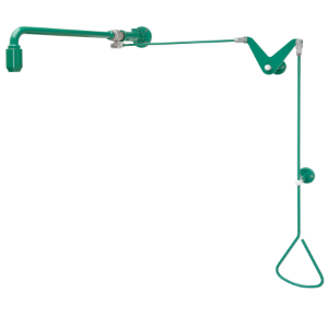 Picture of KWC FAID0003 Notdusche mit Zugstange Farbe:grün, Ausladung des Auslaufs:588 mm, Art Des Anschlusses:Rohranschluss, Art.Nr. : 2030019025