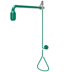 Picture of KWC FAID0008 Notdusche mit Zugstange Farbe:grün, Ausladung des Auslaufs:588 mm, Art Des Anschlusses:Rohranschluss, Art.Nr. : 2030019175