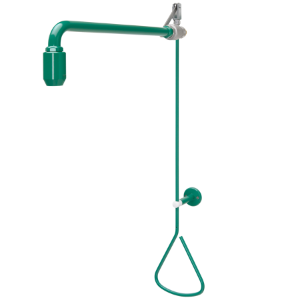 Picture of KWC FAID0008 Notdusche mit Zugstange Farbe:grün, Ausladung des Auslaufs:588 mm, Art Des Anschlusses:Rohranschluss, Art.Nr. : 2030019175