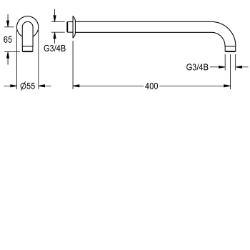 Picture of KWC ZFAID0001 Wandarm , Art.Nr. : 2030018827