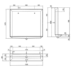 Picture of KWC CAMPUS BS551 Urinalstand Anschlussgröße:G 1/2 B, Material:Edelstahl, Materialtyp:1.4301 Chromnickelstahl V2A, Art.Nr. : 2000100031