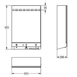 Picture of KWC FX-M FXCT1001M Waschplatzeinheit , Art.Nr. : 2030065018