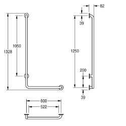 Picture of KWC CONTINA CNTX20WR Winkelgriff Biegewinkel:90 Grad, Farbe:keine Farbe, Richtung:rechts, Art.Nr. : 2030038221