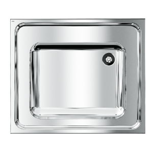 Picture of KWC MAXIMA MAXS100-70 Gewerbespüle Becken: Höhe:300 mm, Oberflächenbehandlung des Beckens:seidenmatt, Becken: Tiefe:400 mm, Art.Nr. : 2000057639