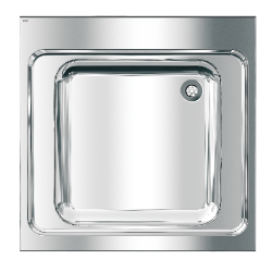 Picture of KWC MAXIMA MAXL100-70 Gewerbespüle Becken: Höhe:300 mm, Oberflächenbehandlung des Beckens:seidenmatt, Becken: Tiefe:500 mm, Art.Nr. : 2000057144