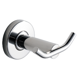 Picture of KWC MEDIUS MEDX0110HP Kleiderhaken doppelt Anzahl der Haken:2, Material:Edelstahl, Materialtyp:1.4301 Chromnickelstahl V2A, Art.Nr. : 2000106261