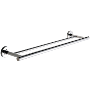 Picture of KWC MEDIUS MEDX002HP Doppelhandtuchstange Material:Edelstahl, Materialtyp:1.4301 Chromnickelstahl V2A, Gesamttiefe:125 mm, Art.Nr. : 2000106245