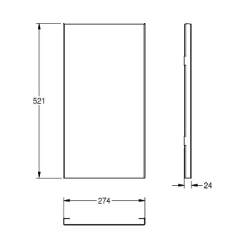 Picture of KWC EXOS. ZEXOS605 Edelstahlfront Abfallbehälter , Art.Nr. : 2030022930