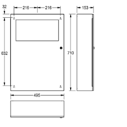 Bild von KWC RODAN RODX606 Abfallbehälter Sackhalterung:ja, Füllvolumen:45 Liter, Klappe:ja, Art.Nr. : 2000101346
