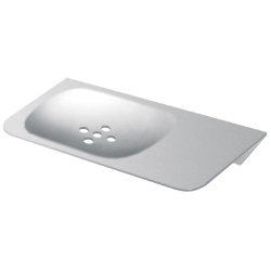 Picture of KWC CHRX644 Seifenablage Material:Edelstahl, Materialtyp:1.4301 Chromnickelstahl V2A, Materialstärke:2 mm, Art.Nr. : 2000100804