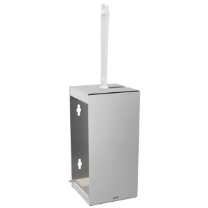 Picture of KWC RODAN RODX687 WC-Bürstenhalter Bürstenfarbe:weiss, Material:Edelstahl, Materialtyp:1.4301 Chromnickelstahl V2A, Art.Nr. : 2000100000