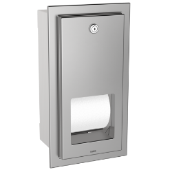 Picture of KWC RODAN RODX672E WC-Rollenhalter Maximale Tiefe/Durchmesser Verbrauchsmaterial:115 mm, Maximale Breite Verbrauchsmaterial:115 mm, Füllmenge:2, Art.Nr. : 2000090073