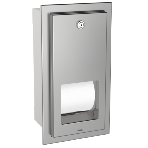 Picture of KWC RODAN RODX672E WC-Rollenhalter Maximale Tiefe/Durchmesser Verbrauchsmaterial:115 mm, Maximale Breite Verbrauchsmaterial:115 mm, Füllmenge:2, Art.Nr. : 2000090073