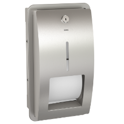 Picture of KWC STRATOS STRX672E WC-Rollenhalter Maximale Tiefe/Durchmesser Verbrauchsmaterial:120 mm, Maximale Breite Verbrauchsmaterial:100 mm, Füllmenge:2, Art.Nr. : 2000057400