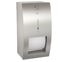 Picture of KWC STRATOS STRX672 WC-Rollenhalter Maximale Tiefe/Durchmesser Verbrauchsmaterial:120 mm, Maximale Breite Verbrauchsmaterial:100 mm, Füllmenge:2, Art.Nr. : 2000057399