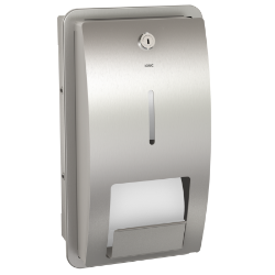 Picture of KWC STRATOS STRX671E WC-Rollenhalter Maximale Tiefe/Durchmesser Verbrauchsmaterial:120 mm, Maximale Breite Verbrauchsmaterial:115 mm, Füllmenge:2, Art.Nr. : 2000057396