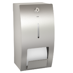 Picture of KWC STRATOS STRX671 WC-Rollenhalter Maximale Tiefe/Durchmesser Verbrauchsmaterial:120 mm, Maximale Breite Verbrauchsmaterial:100 mm, Füllmenge:2, Art.Nr. : 2000057395