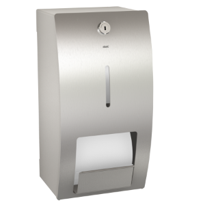 Picture of KWC STRATOS STRX671 WC-Rollenhalter Maximale Tiefe/Durchmesser Verbrauchsmaterial:120 mm, Maximale Breite Verbrauchsmaterial:100 mm, Füllmenge:2, Art.Nr. : 2000057395