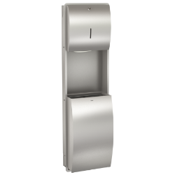 Picture of KWC STRATOS STRX602E Papierhandtuchspender- und Abfa Kombinationsteil 1:Papierhandtuchspender, Kombinationsteil 2:Abfallbehälter, Füllmenge 1:400, Art.Nr. : 2000057227