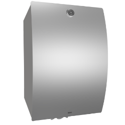 Picture of KWC STRATOS STRX635B Papierrollenbox Füllmenge:190, Füllmenge Me:mm Durchmesser, Schloss:Zylinderschloss, Art.Nr. : 2030025051