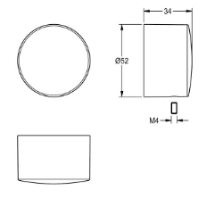 Picture of KWC ASST2001 Druckkappe Füllmenge:1, Mengeneinheit:Stück, Art.Nr. : 2030049943