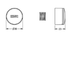 Bild von KWC ASSV2001 Druckkappe Füllmenge:1, Mengeneinheit:Stück, Art.Nr. : 2030042960