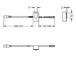 Picture of KWC ASEX1005 Sensor, ID 01/00004 Füllmenge:1, Mengeneinheit:Stück, Art.Nr. : 2030041458