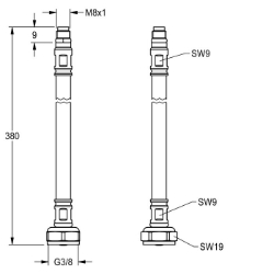 Picture of KWC ASXX1005 Schlauch , Art.Nr. : 2030041311