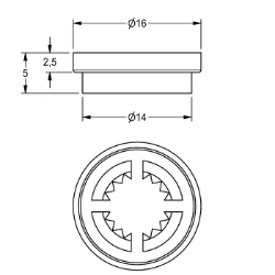 Picture of KWC ESHMU0004 Durchflussmengenregler 9 l/min , Art.Nr. : 2000106112