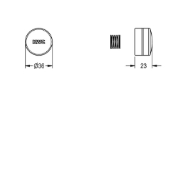 Picture of KWC ESHOW0039 Druckkappe Füllmenge:1, Mengeneinheit:Stück, Art.Nr. : 2000104784