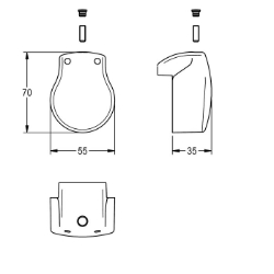 Picture of KWC EAQMX0016 Griffdruckkappe Füllmenge:1, Mengeneinheit:Stück, Art.Nr. : 2000104775