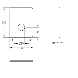 Picture of KWC ASSV2004 Edelstahlabdeckplatte Füllmenge:1, Mengeneinheit:Stücke, Art.Nr. : 2030049685