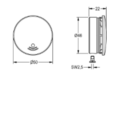 Picture of KWC ASEV1004 Abdeckkappe Füllmenge:1, Mengeneinheit:Stücke, Art.Nr. : 2030049344
