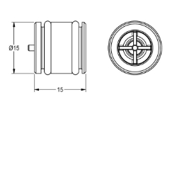 Picture of KWC ETAPS0040 Führungsbuchse Füllmenge:1, Mengeneinheit:Stück, Art.Nr. : 2030023924