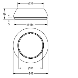 Picture of KWC EAQFT0004 Staubkappe Füllmenge:1, Mengeneinheit:Stück, Art.Nr. : 2030010039