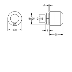 Picture of KWC ESHOW0069 Entleerungsventil , Art.Nr. : 2000105133