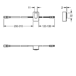 Picture of KWC ASEX2001 Sensor, ID 12/00001 Füllmenge:1, Mengeneinheit:Stück, Art.Nr. : 2030048628