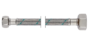 Bild von NEOFLEX CRG Panzerschlauch DN8, IG x IG, 3/8" x 1/2", 40 cm, Art.Nr. : 60738040 (60 7380 40)