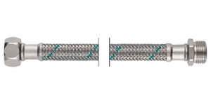 Bild von NEOFLEX SLP Panzerschlauch DN8, IG x AG, 3/8" x 3/8", 12 cm*, Art.Nr. : 60735012 (60 7350 12)