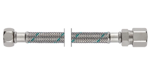 Bild von NEOFLEX CRG Panzerschlauch DN8, IG X URS-DW Klemmverschraubung, 3/8" x 10mm, 25 cm, Art.Nr. : 60726025 (60 7260 25)