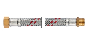 Bild von NEOFLEX-EPDM Panzerschlauch DN13, IG x AG, 1/2" x 1/2", 30 cm, Art.Nr. : 67765030 (67 7650 30)